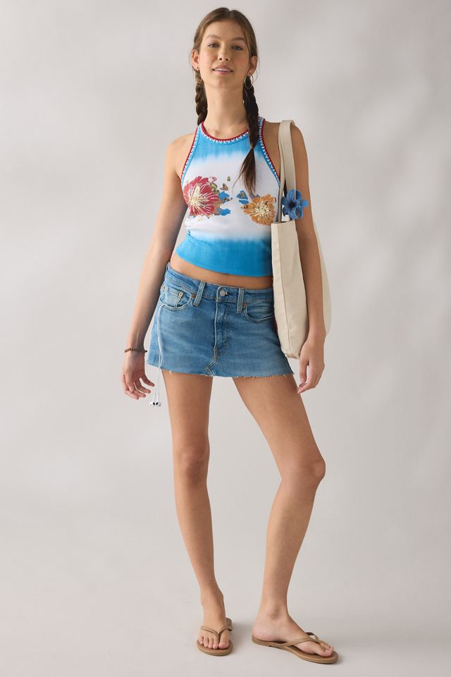 BDG Northshore Graphic Embroidered Trim Tank Top #3