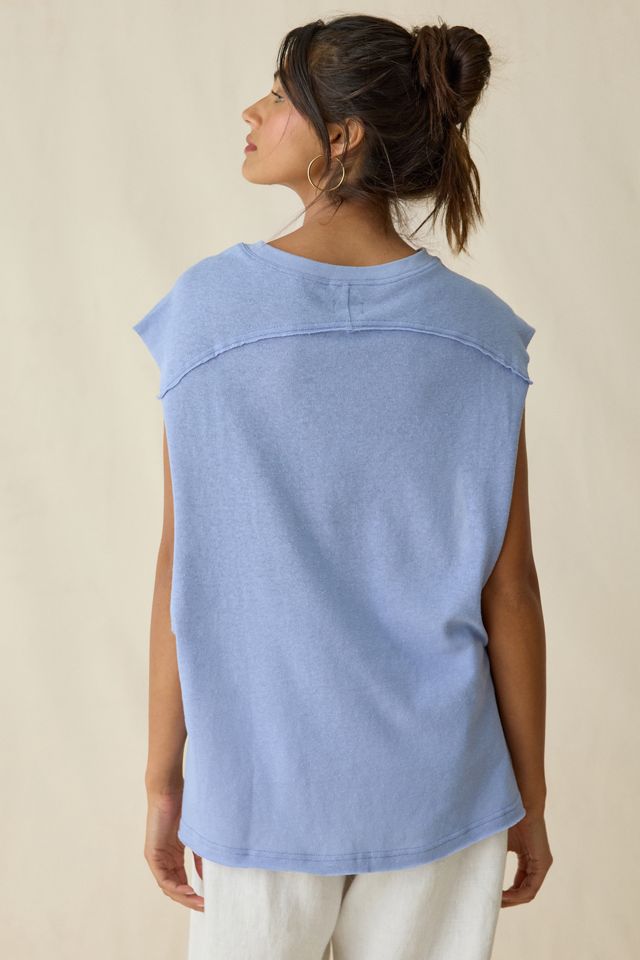 BDG Echo Beach Graphic Oversized Muscle Tee #3