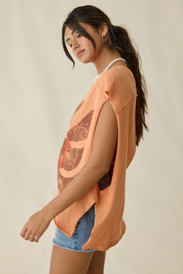 BDG Echo Beach Graphic Oversized Muscle Tee #4