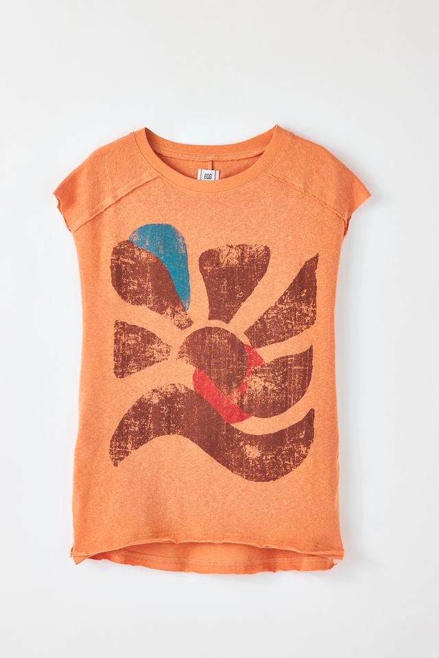 BDG Echo Beach Graphic Oversized Muscle Tee #5
