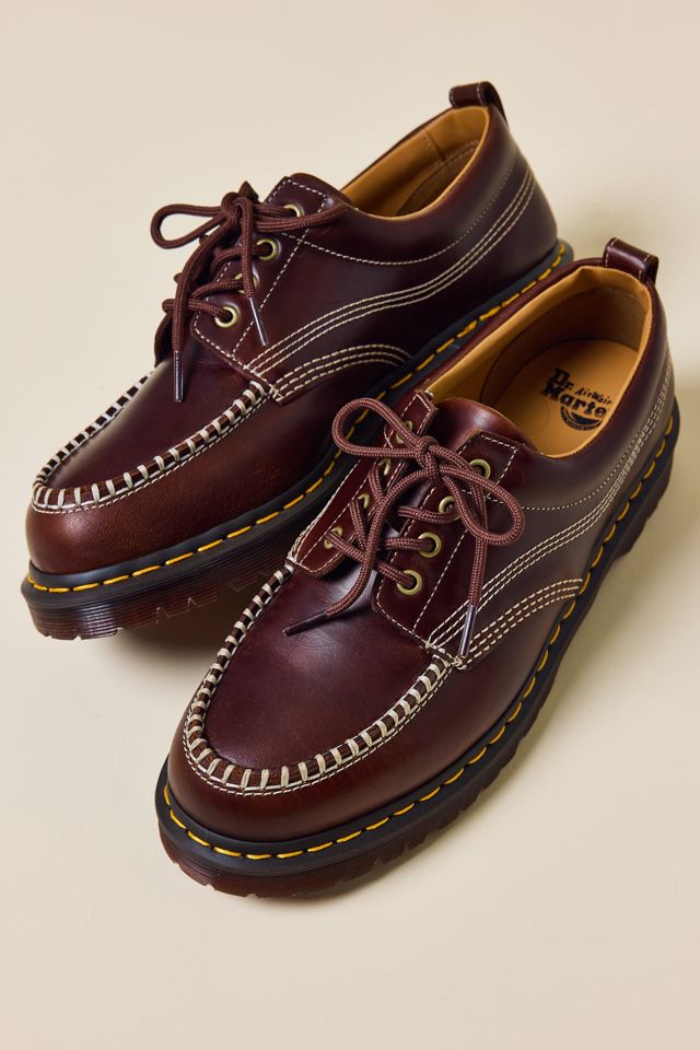doc marten dress shoes mens Dr. Martens 8053 5eye Gaucho Men Size UK 11 / US 12 Crazy Horse Brown which is resistant to oil Dr. Martens Men's Lowell Leather