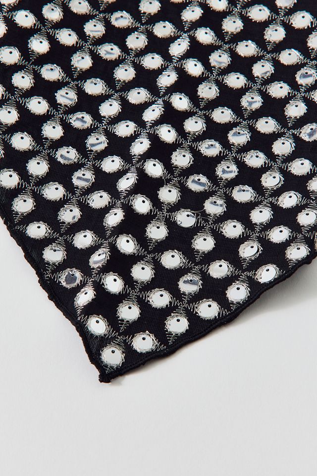 Foulard triangulaire miroité Out All Night #2