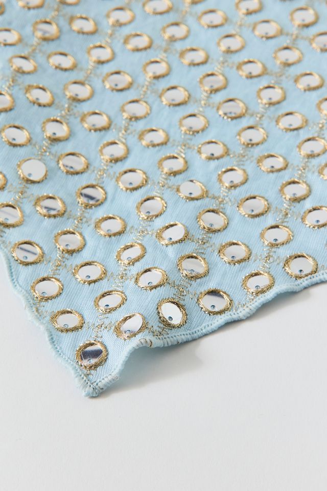 Out All Night Mirrored Triangle Headscarf #3