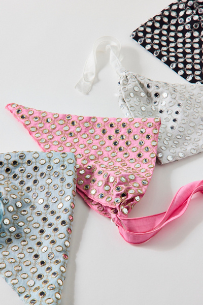 Urban Outfitters Out All Night Mirrored Triangle Headscarf
