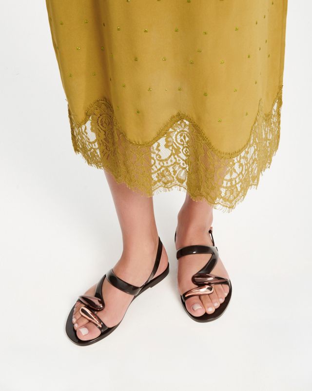 Melissa Iris Embellished Jelly Sandals #3
