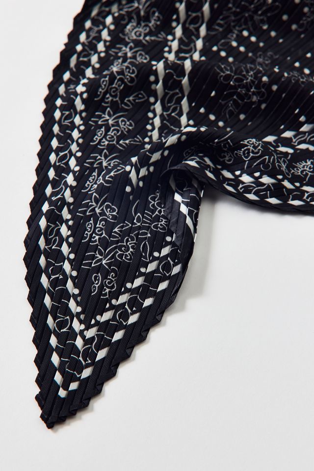 Printed Plisse Bandana Headscarf #1