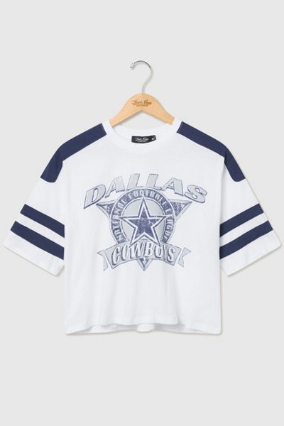 Junk Food NFL Striped Crop Tee