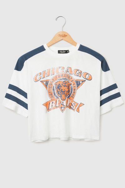 Junk Food NFL Striped Crop Tee