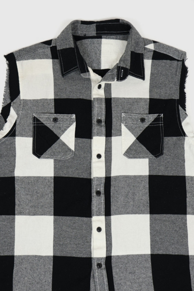 Vintage Sleeveless Button Down Shirt