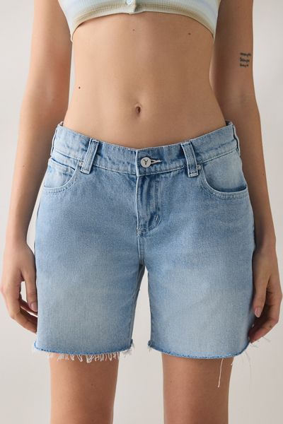 Short boyfriend en denim taille basse 99 Jordan Wash Abrand