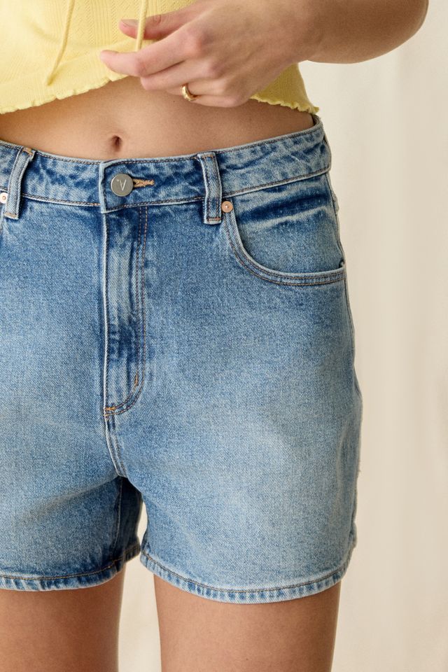 Abrand Venice Selena High-Rise Denim Shorts #1