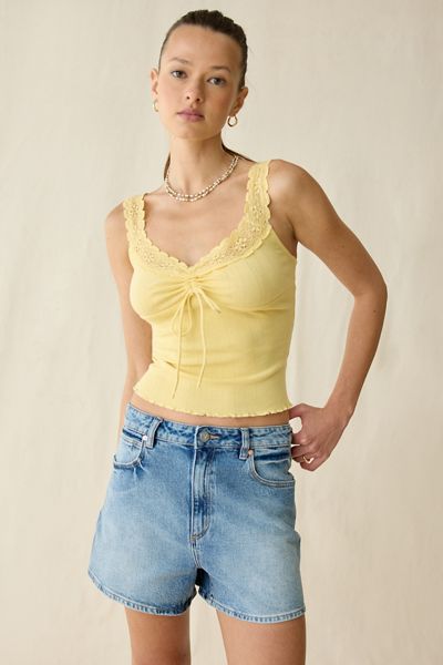 Abrand Venice Selena High-Rise Denim Shorts