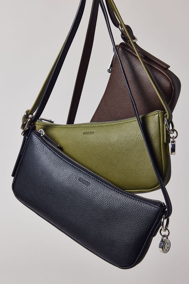 BAGGU Recycled Leather Pochette Bag #5