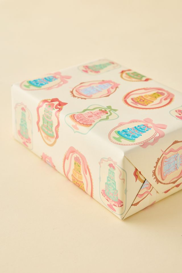 Rococo Cakes Wrapping Paper Sheet Set #1
