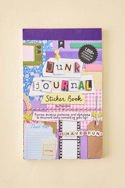 PIPSTICKS Mix & Match Junk Journal Sticker Book