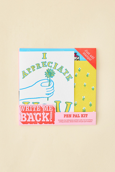 Egg Press Write Me Back! Appreciate You Pen Pal Kit | Urban Outfitters