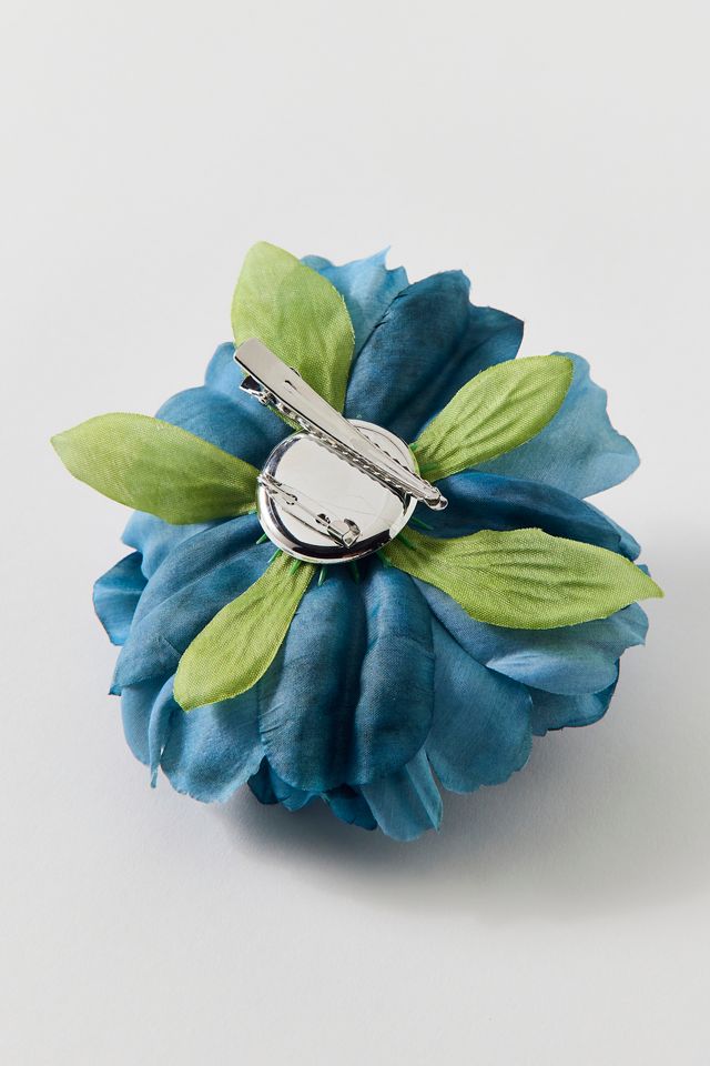 Zinnia Flower Hair Clip & Brooch #2