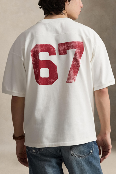 Polo Ralph Lauren Football Graphic Relaxed Fit Tee