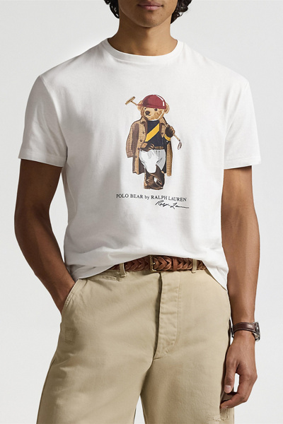 Polo Ralph Lauren Society Bear Graphic Tee