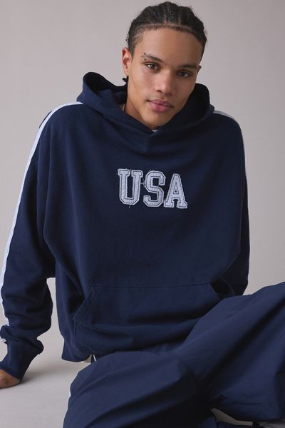 Destination Applique Hoodie Sweatshirt