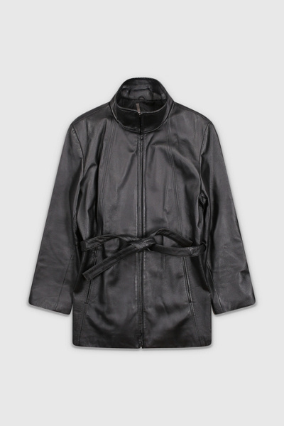 Vintage 90s Black Leather Jacket