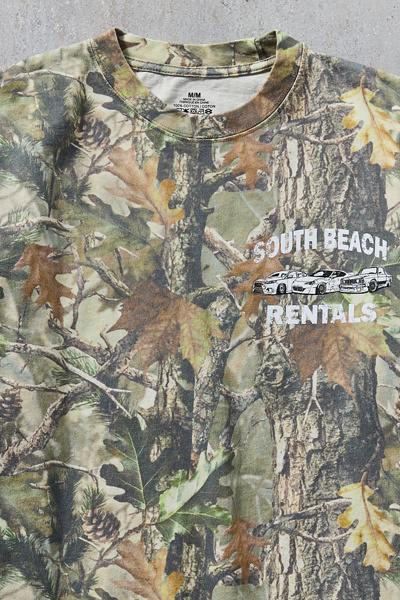South Beach Rentals Graphic Camo Tee