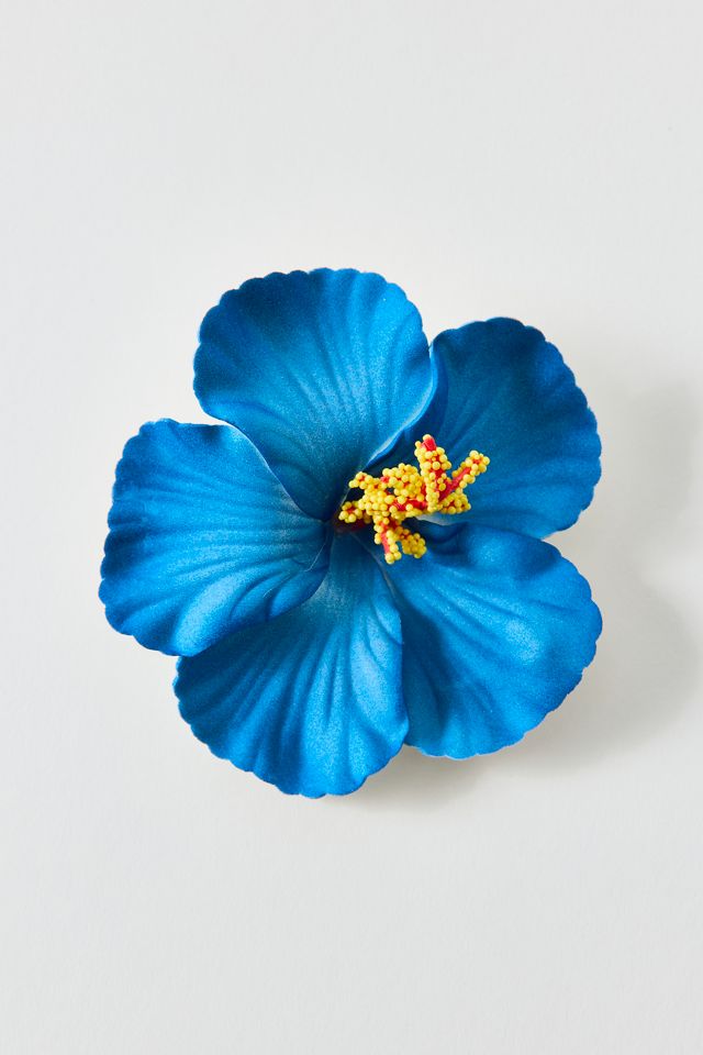 Pince à cheveux et broche fleur d'hibiscus #1