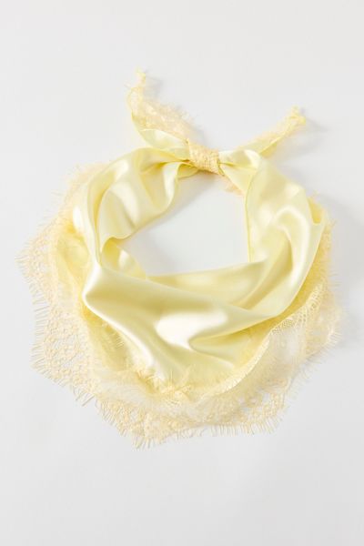 Lacey Satin Headscarf