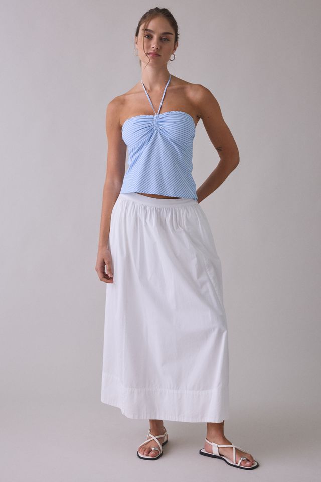 NIA Domenico Cinch Y-Neck Halter Top #2
