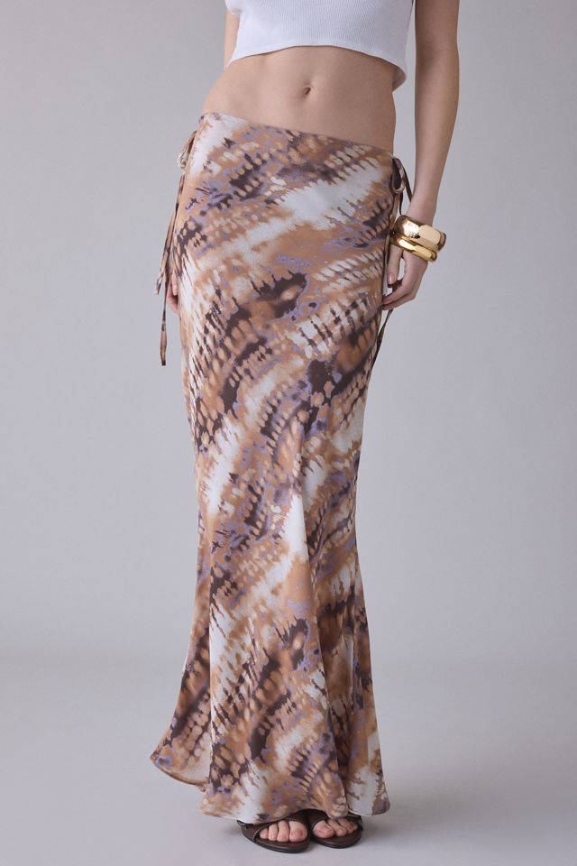 Kimchi Blue On The Side Cutout Tie Maxi Skirt #1