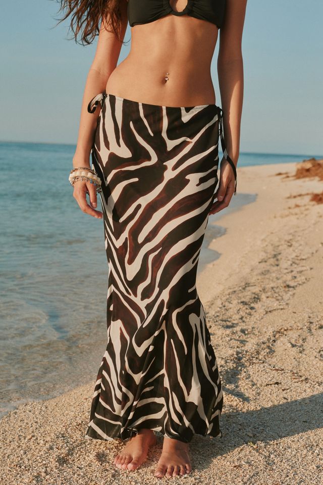 Kimchi Blue On The Side Cutout Tie Maxi Skirt #1