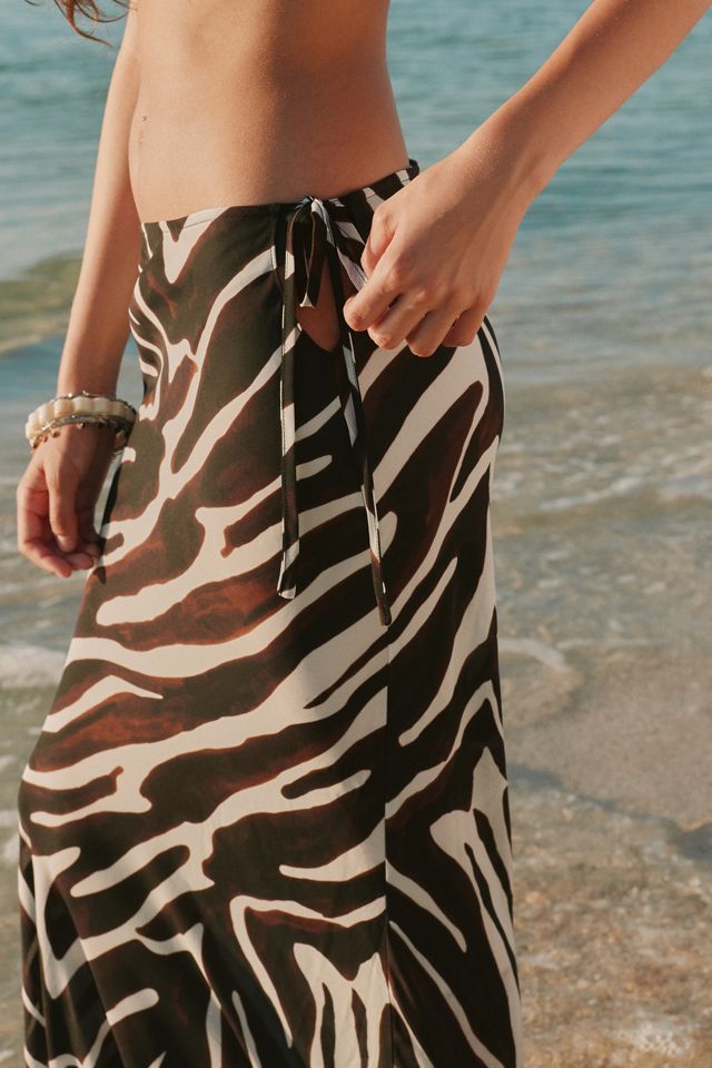 Kimchi Blue On The Side Cutout Tie Maxi Skirt #2