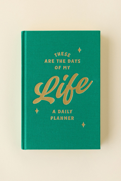 Undated Cloth-Bound Daily Planner