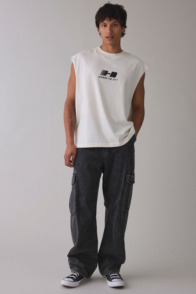 Honor The Gift Frequency Graphic Muscle Tee #3