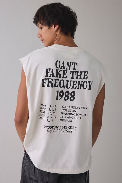 Honor The Gift Frequency Graphic Muscle Tee