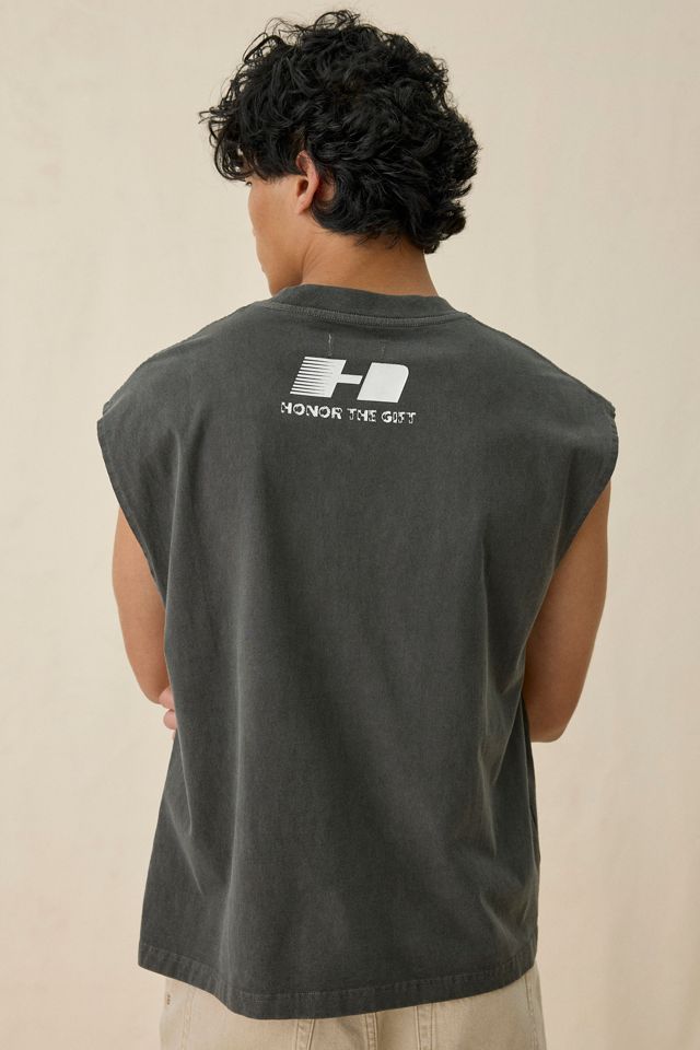 Honor The Gift Do The Work Graphic Muscle Tee #1