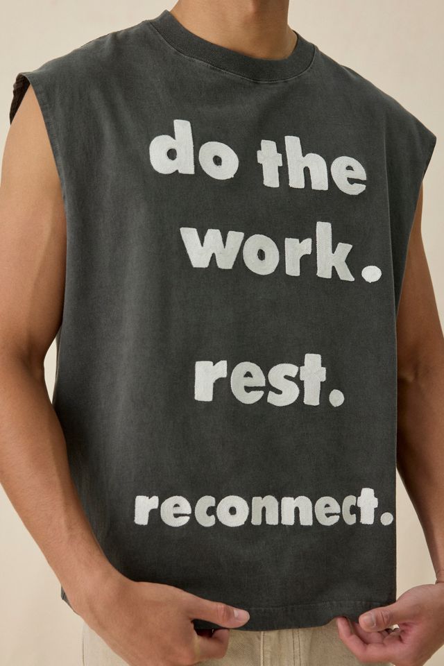 Honor The Gift Do The Work Graphic Muscle Tee #2