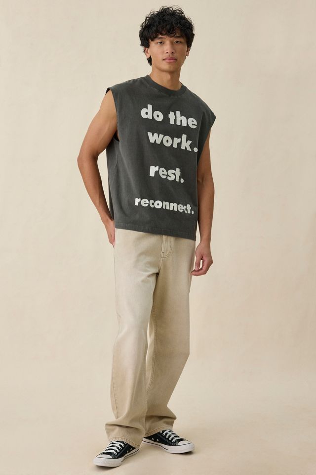 Honor The Gift Do The Work Graphic Muscle Tee #4