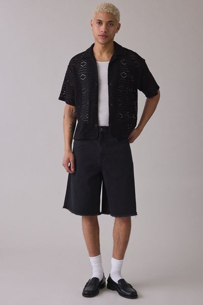 Honor The GIft Frayed Hem Denim Shorts