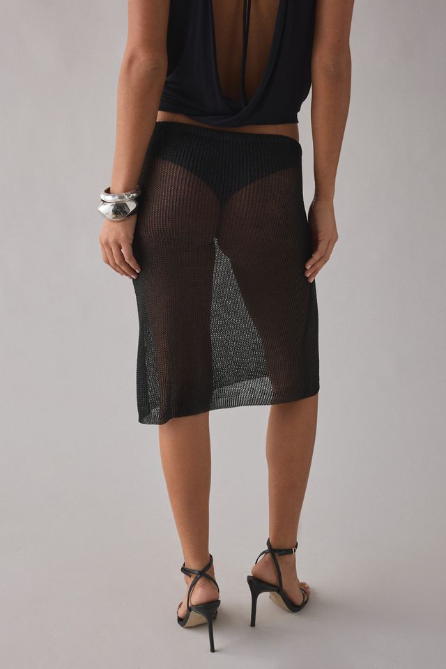 Lioness Luminous Sheer Midi Skirt #2