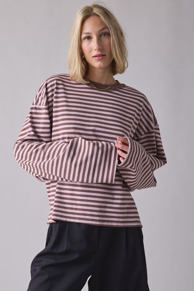 T-shirt à col ras du cou - Violet - FEMME | H&M FR