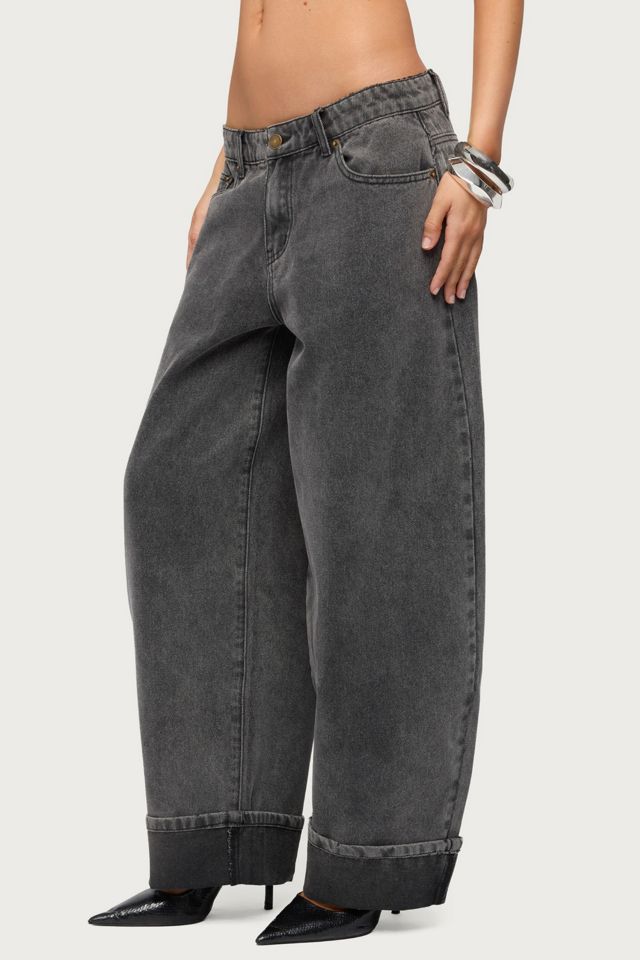 Edikted Petite Kella Low Rise Baggy Jean #2