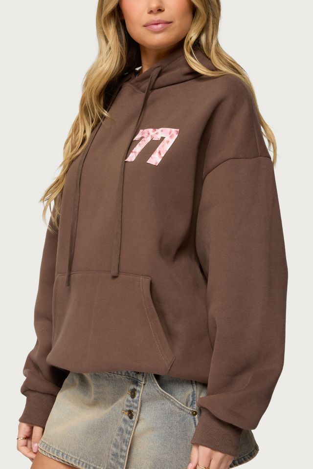 Edikted Leopard 77 Oversized Hoodie #2