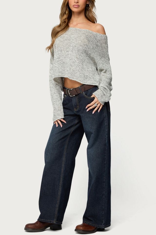 Edikted Florentina Off Shoulder Sweater #1