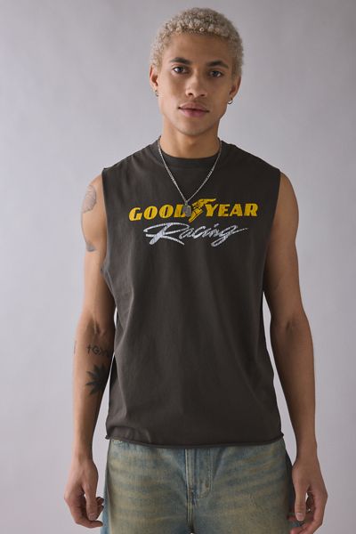 Débardeur musculaire à graphique Goodyear Racing