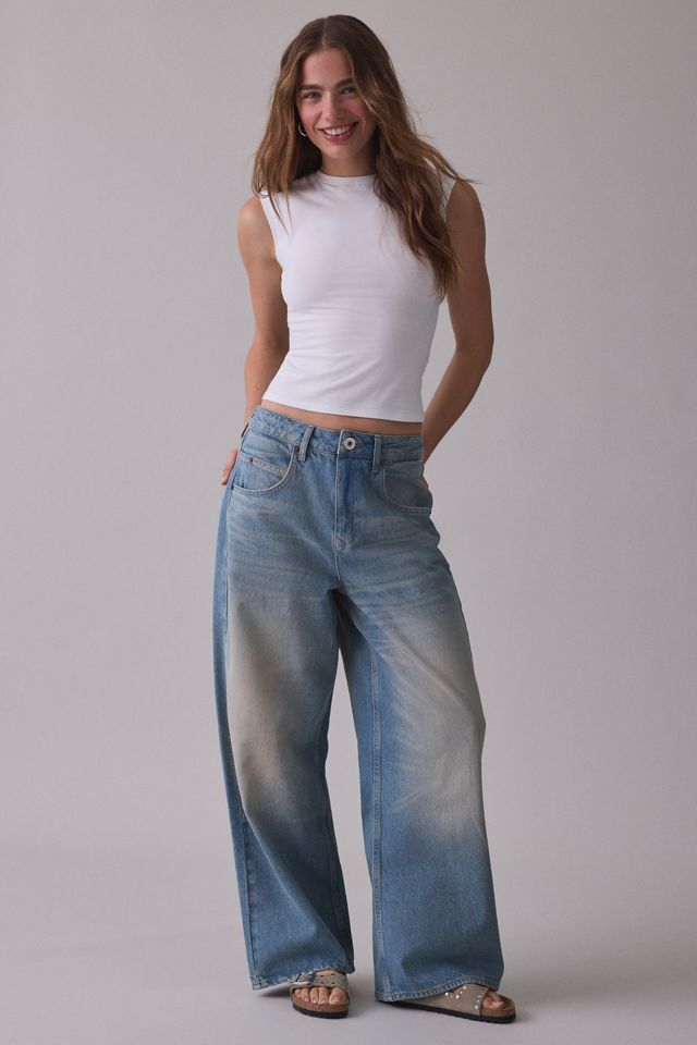 BDG Jaya Angel Wings Graphic Baggy Boyfriend Jeans #2