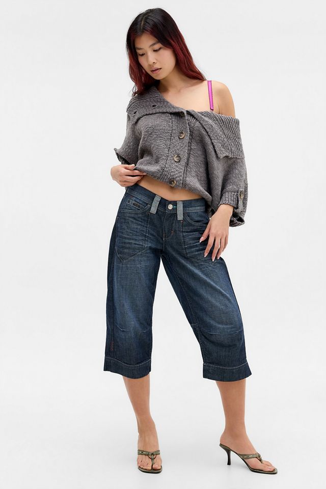 BDG Cyris Low-Rise Relaxed Straight Capri Jeans #1