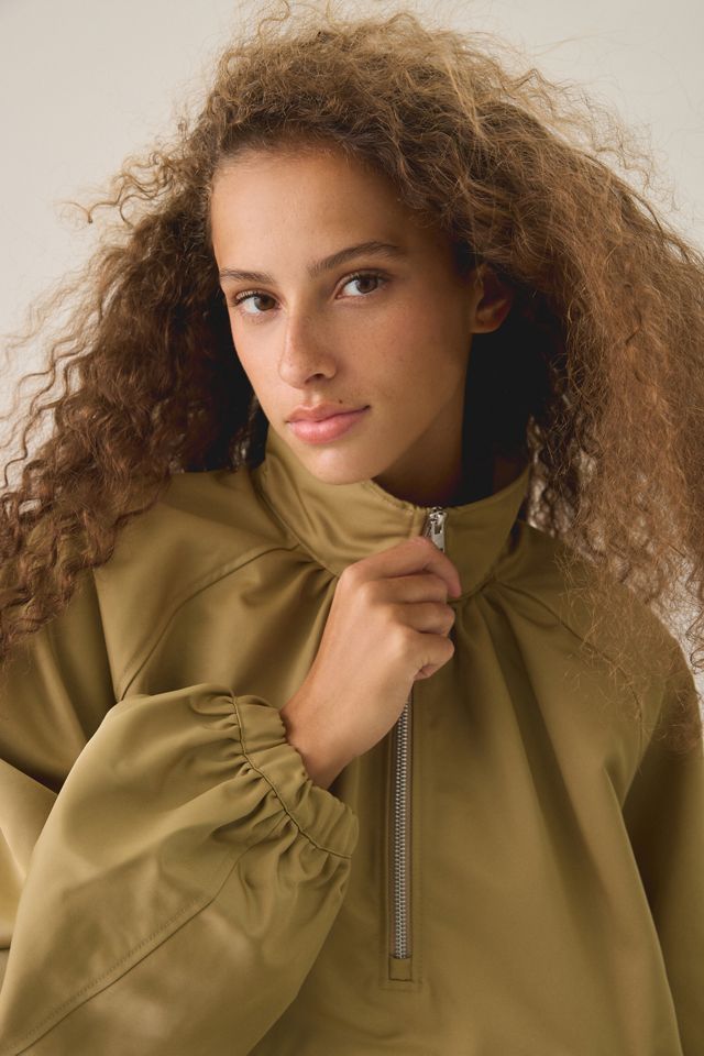 Nike Sportswear Satin Quarter Zip Pullover Anorak #2