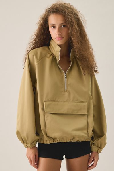 Nike Sportswear Satin Quarter Zip Pullover Anorak