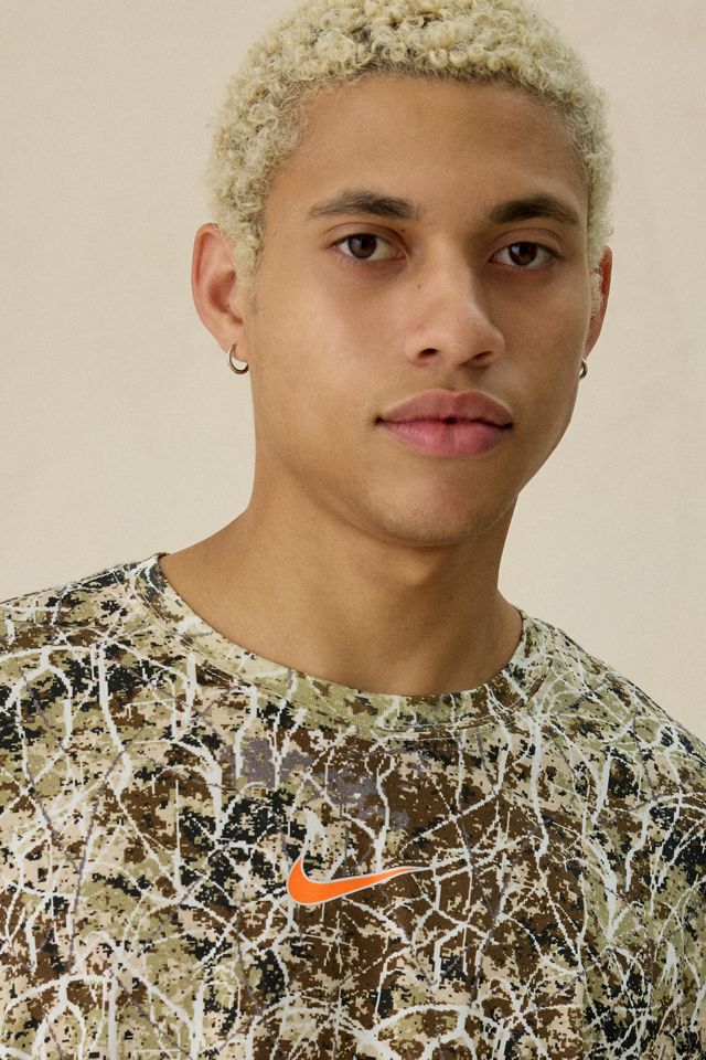 Nike Logo Graphic Allover Camo Tee #4